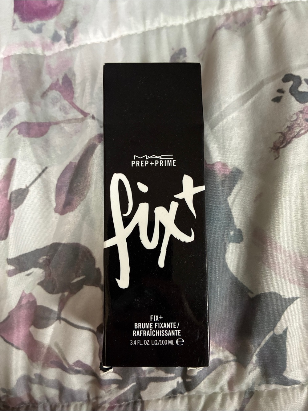 MAC Cosmetics Prep + Prime Fix+ Setting Spray in Black & White Packaging